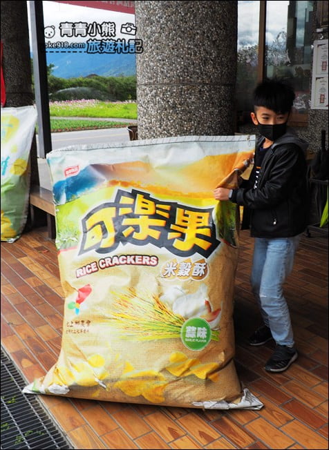 台東景點》金色豐收館吃好米．來一趟池上米的小旅行~還有巨大化的零食超可愛 @青青小熊＊旅遊札記