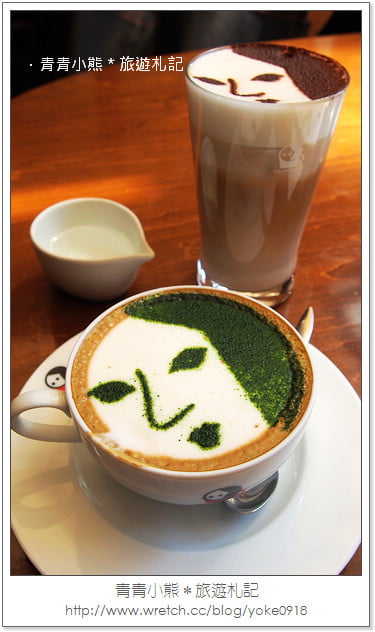 好喝的抹茶卡布奇諾．優佳雅咖啡(嵐山店) @青青小熊＊旅遊札記