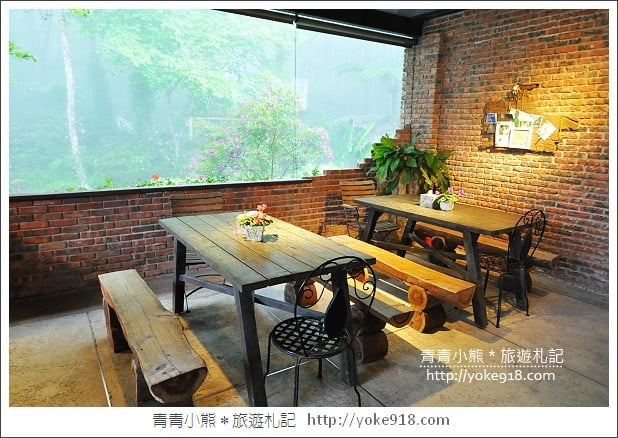 六號花園》新竹尖石景觀餐廳六號花園．隱身山林間的咖啡廳 @青青小熊＊旅遊札記