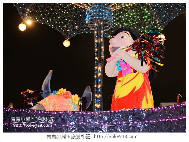 迪士尼夜間遊行》東京迪士尼樂園夜間活動．夢之光遊行 @青青小熊＊旅遊札記
