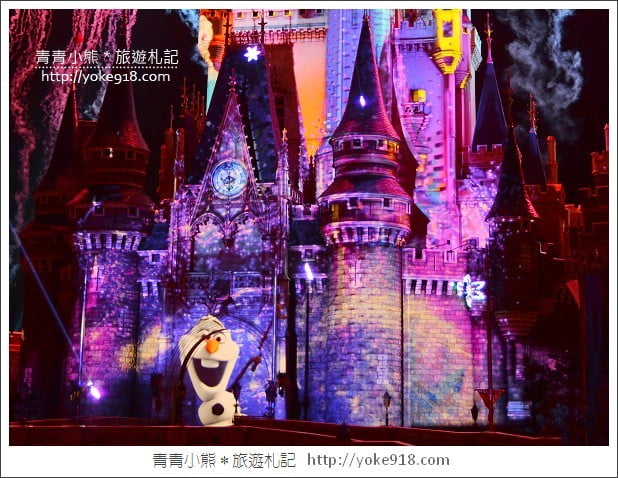 東京迪士尼》東京迪士尼樂園童話之夜．冰雪奇緣冬日限定版 @青青小熊＊旅遊札記