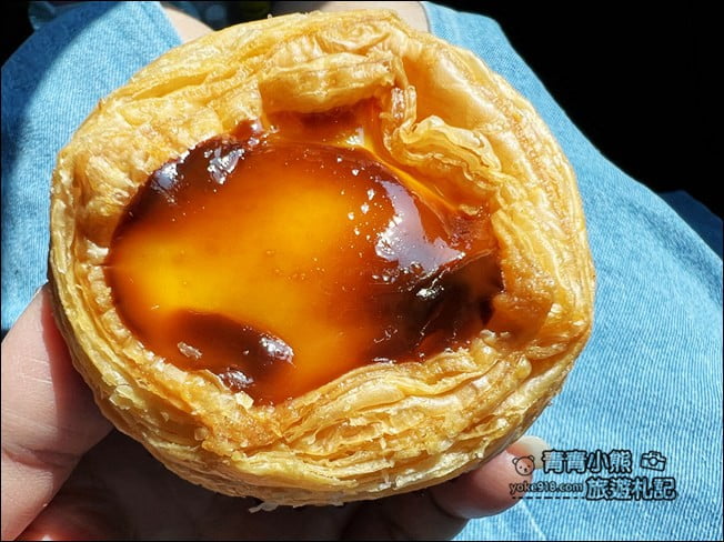 彰化景點》貝林古堡．256層的美味酥脆葡式蛋撻，評價4.6分~太晚來就吃不到 @青青小熊＊旅遊札記