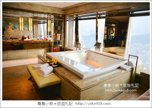 香港麗思卡爾頓酒店》香港飯店推薦．全世界最高的飯店Ritz carlton麗思卡爾頓 @青青小熊＊旅遊札記