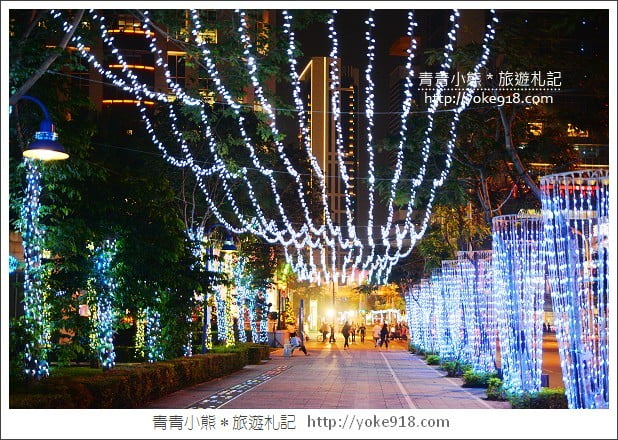 2015新北市耶誕城》360度3D立體光雕投影耶誕樹．一起來歡樂耶誕城過聖誕 @青青小熊＊旅遊札記