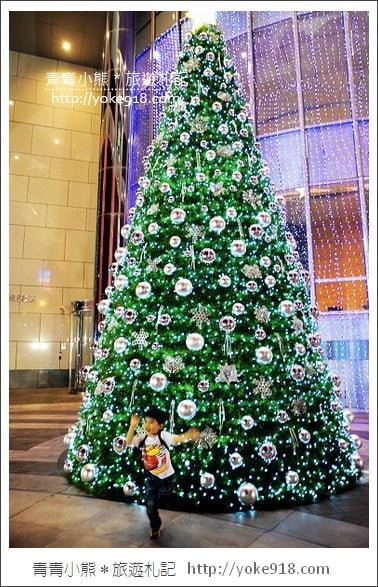 2015新北市耶誕城》360度3D立體光雕投影耶誕樹．一起來歡樂耶誕城過聖誕 @青青小熊＊旅遊札記