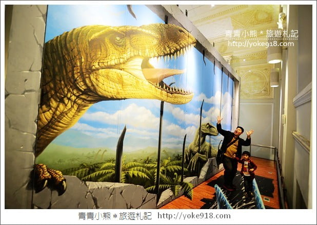 台北土銀展示館》親子同遊．來銀行裡看恐龍~台北好玩景點 @青青小熊＊旅遊札記