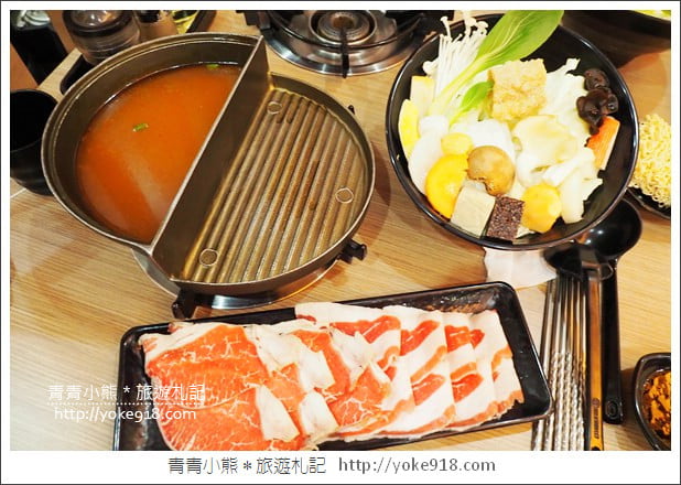 桃園美食餐廳》半個鍋．火烤兩吃~一個人也可以吃火鍋和燒烤 @青青小熊＊旅遊札記