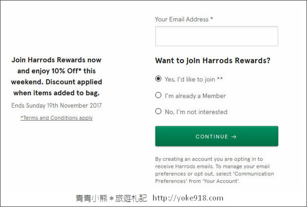 Harrods英國百貨購物網》註冊會員及下單教學 @青青小熊＊旅遊札記