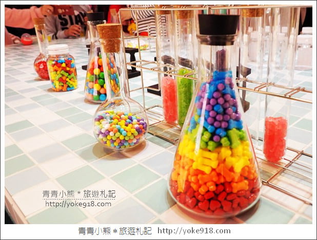 嘉義新景點》Happy Lab.糖果實驗室~糖果、扭蛋自己轉 @青青小熊＊旅遊札記