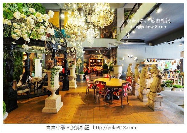 彰化景點》Q Garden cafe 田尾店．早午餐/進口傢俱～(已歇業) @青青小熊＊旅遊札記
