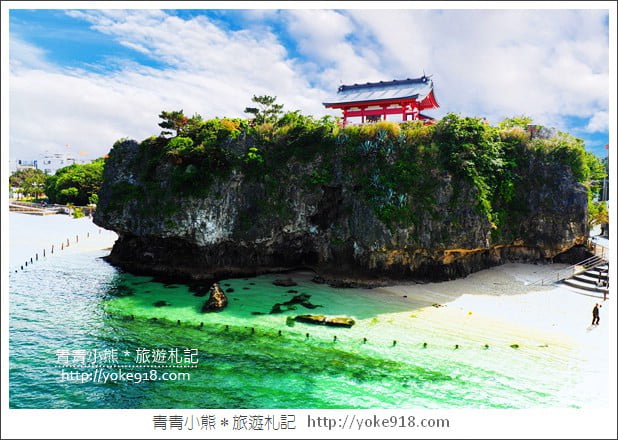 沖繩必去景點》波上宮最佳拍照點．崖上的老神社無敵海景超夢幻 @青青小熊＊旅遊札記