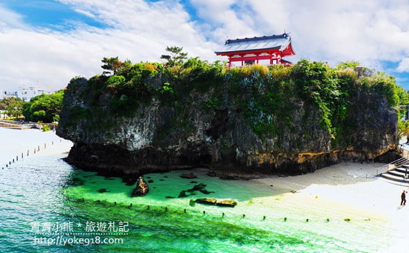 沖繩必去景點》波上宮最佳拍照點．崖上的老神社無敵海景超夢幻 @青青小熊＊旅遊札記