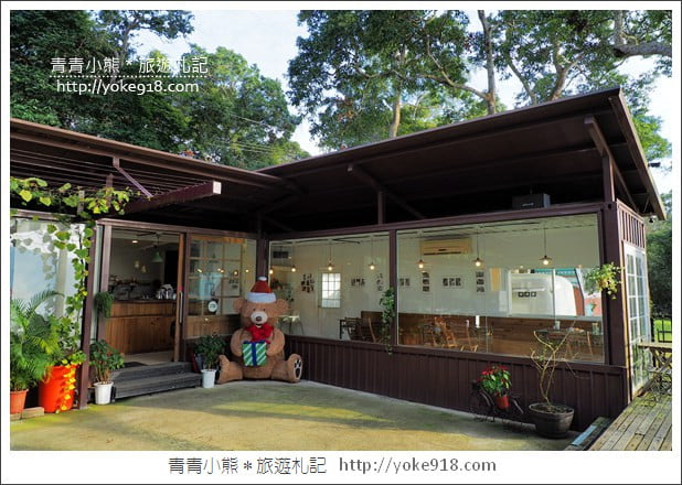 桃園大溪景點》水漾石門咖啡．可以看到湖畔景致的咖啡廳 @青青小熊＊旅遊札記