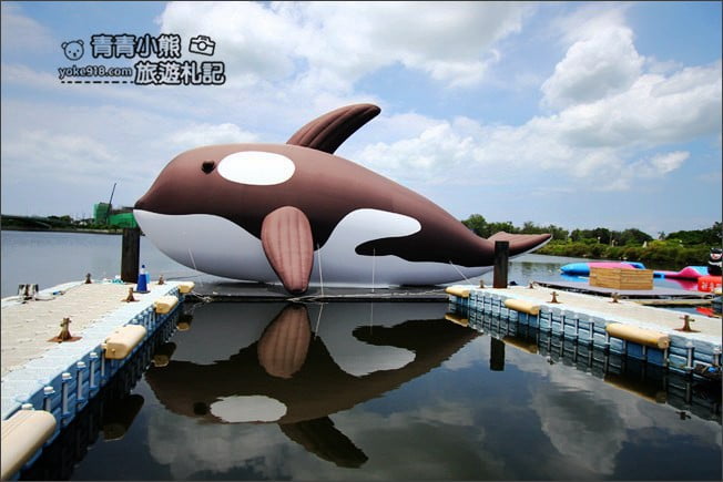 台南新景點》安平虎鯨亮晶鯨ORCA GO！夏日嘉年華~還有水上遊樂設施 @青青小熊＊旅遊札記
