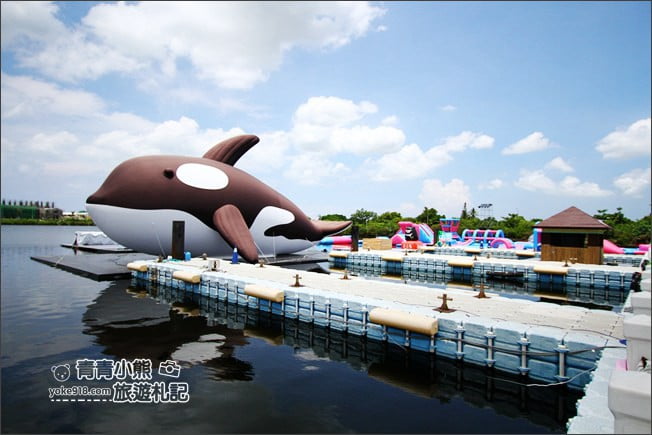 台南新景點》安平虎鯨亮晶鯨ORCA GO！夏日嘉年華~還有水上遊樂設施 @青青小熊＊旅遊札記