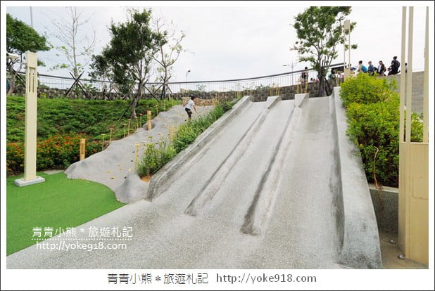 新竹景點》新竹水道取水口展示館．免門票，可以玩水泡腳，還有溜滑梯的親子景點 @青青小熊＊旅遊札記