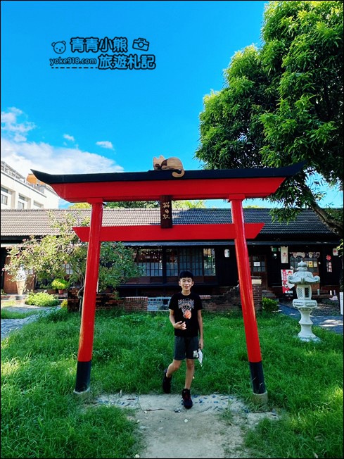 台南景點》猫の駅NekoStation 貓之驛，可愛的貓咪鳥居(大目降文化園區) @青青小熊＊旅遊札記
