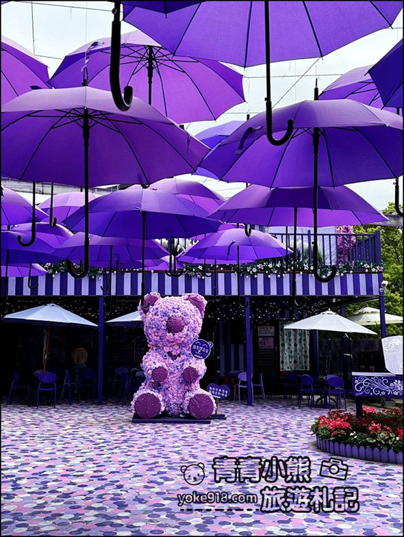 苗栗噢哈娜咖啡屋》約會景點~紫色景觀餐廳．浪漫的童話風紫色莊園 @青青小熊＊旅遊札記