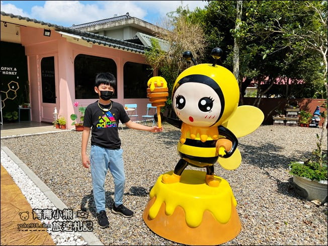 南投景點》蜜蜂王國．立體彩繪好可愛，還有可愛的蜜蜂大公仔 @青青小熊＊旅遊札記