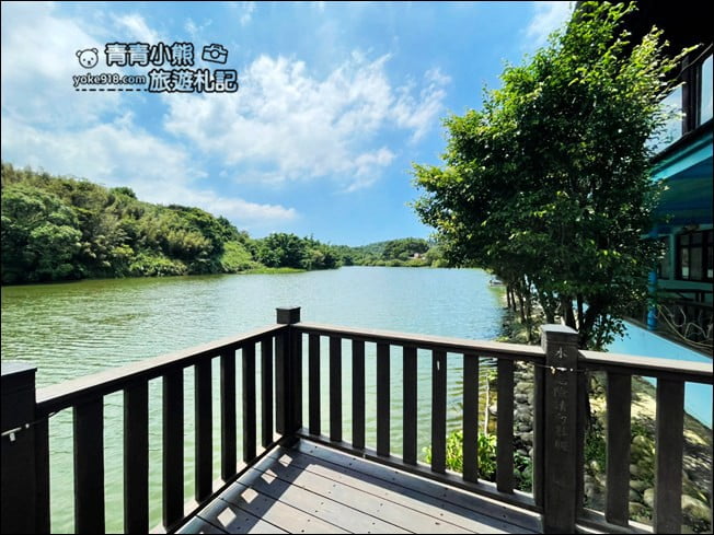 新竹景點》綠光水岸咖啡簡餐，讓人放鬆悠閒的水岸咖啡 @青青小熊＊旅遊札記