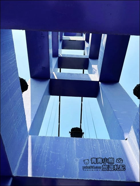 台南景點》永興吊橋．台南最長浪漫紫色吊橋~飽覽山光水色 @青青小熊＊旅遊札記