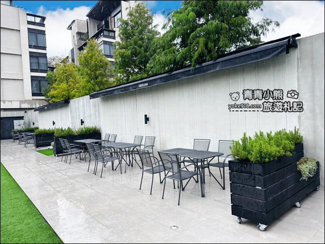 台中景點》GEOLIAM 門門咖啡城市中的小綠洲~黑灰簡約設計風格的時尚咖啡廳 @青青小熊＊旅遊札記