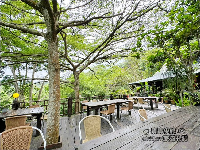 苗栗景點》在水一方咖啡屋，隱藏在山中秘境的森林咖啡館 @青青小熊＊旅遊札記