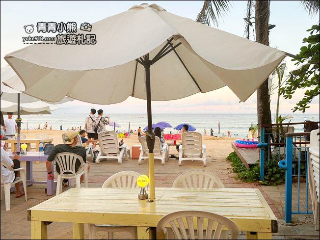 屏東墾丁景點》沙灘餐酒館野海子，讓人放鬆看海玩沙的好去處 @青青小熊＊旅遊札記
