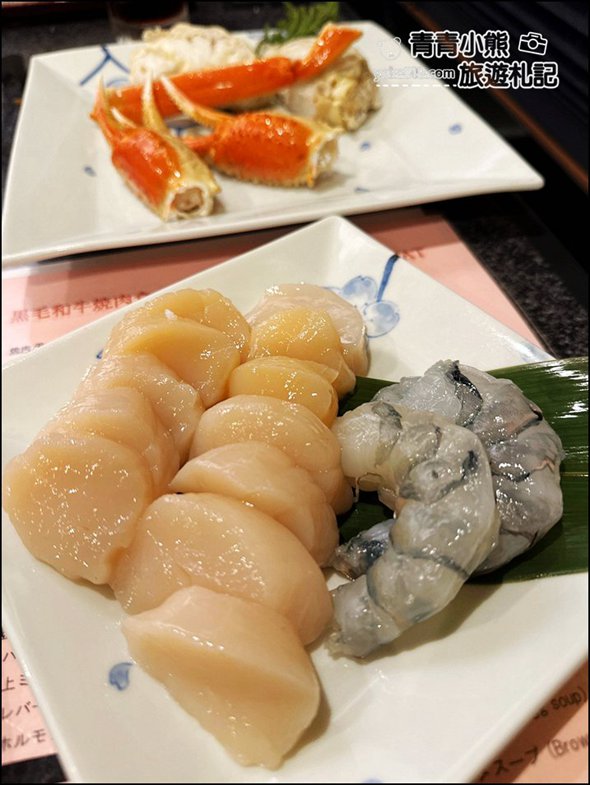 東京燒肉推薦》新宿六歌仙和牛吃到飽，還有干貝蟹腳，吃的超過癮 @青青小熊＊旅遊札記